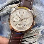Perfect Replica Breitling TransOcean Chronograph 43mm Watch - Rose Gold Steel White Dial